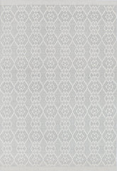 Copacabana Diamond Grey Wool Rug