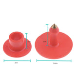 1-100 Cattle Number Ear Tag Set - Round Red Pig Sheep Goat Livestock Label - Next Deals AU