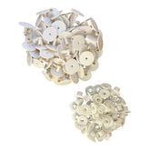 1-100 Cattle Number Ear Tag Set - Round White Pig Sheep Goat Livestock Label - Next Deals AU