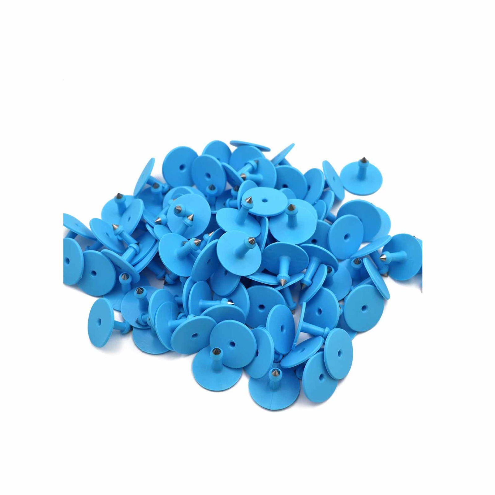1-100 Cattle Number Ear Tags 5x4cm Set - Small Blue Pig Goat Livestock Label - Next Deals AU