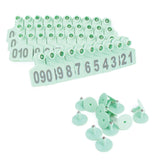 1-100 Cattle Number Ear Tags Set - Green Pig Sheep Goat Livestock Label - Next Deals AU