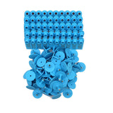 1-100 Cattle Number Ear Tags Set 5x2cm - Blue Small Cow Sheep Pig Livestock Label - Next Deals AU