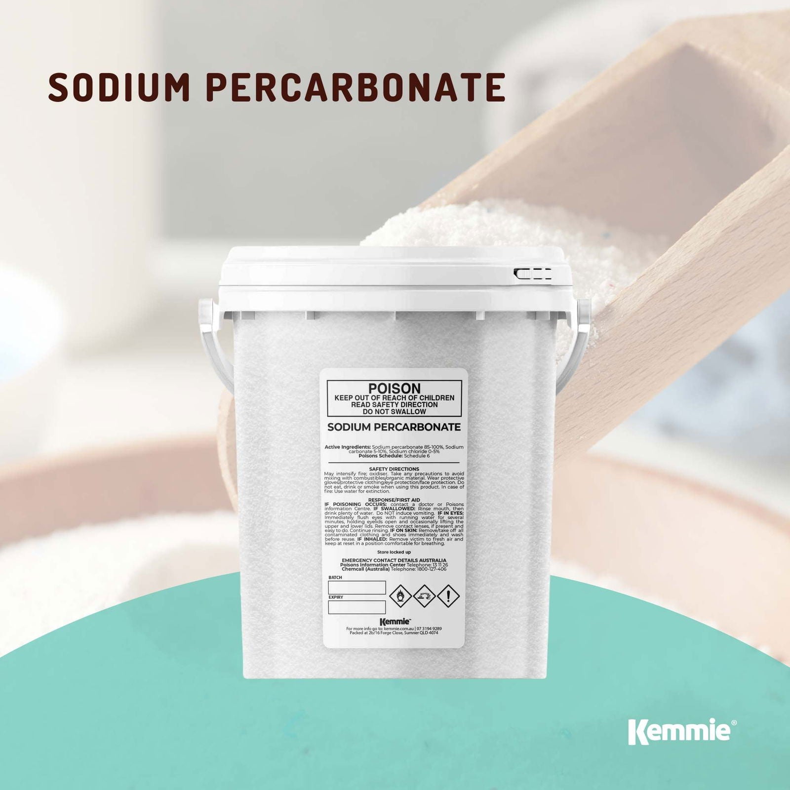 1.3Kg Sodium Percarbonate Tub - Eco Laundry Cleaner Brew Sanitiser Oxygen Bleach - Next Deals AU