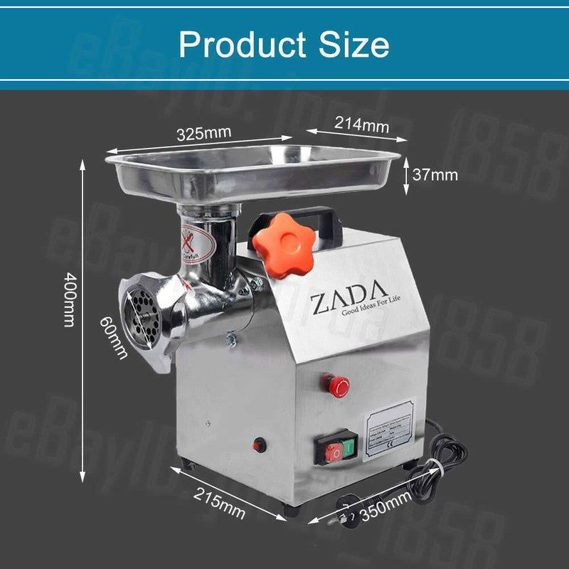 1.63HP Commercial Meat Mincer- Electric Grinder & Sausage Maker Filler 1200W - Next Deals AU