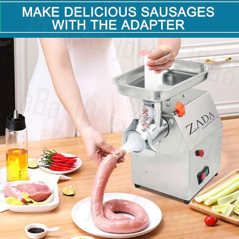 1.63HP Commercial Meat Mincer- Electric Grinder & Sausage Maker Filler 1200W - Next Deals AU