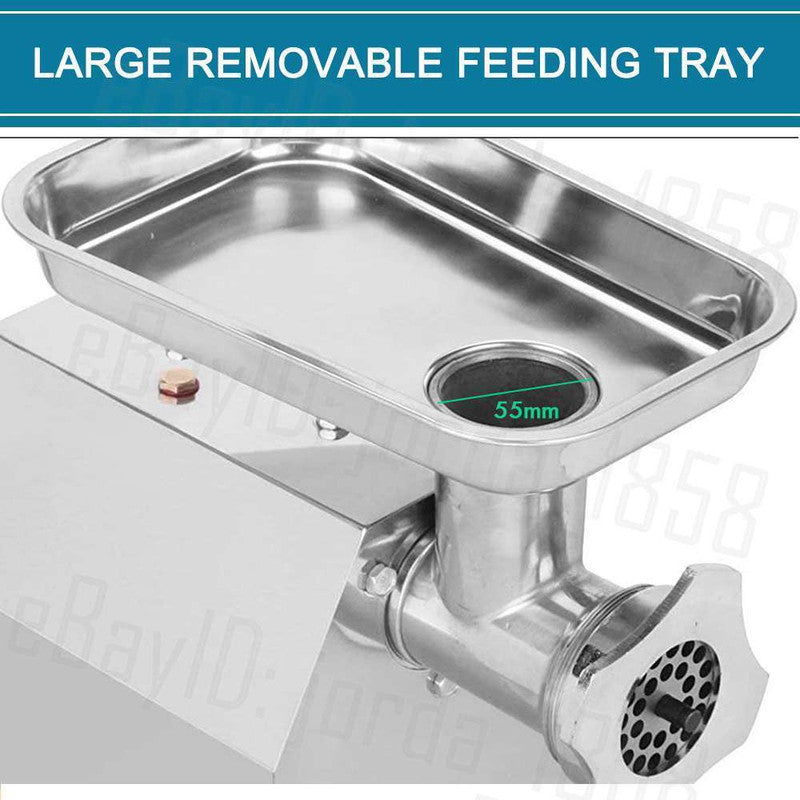 1.63HP Commercial Meat Mincer- Electric Grinder & Sausage Maker Filler 1200W - Next Deals AU