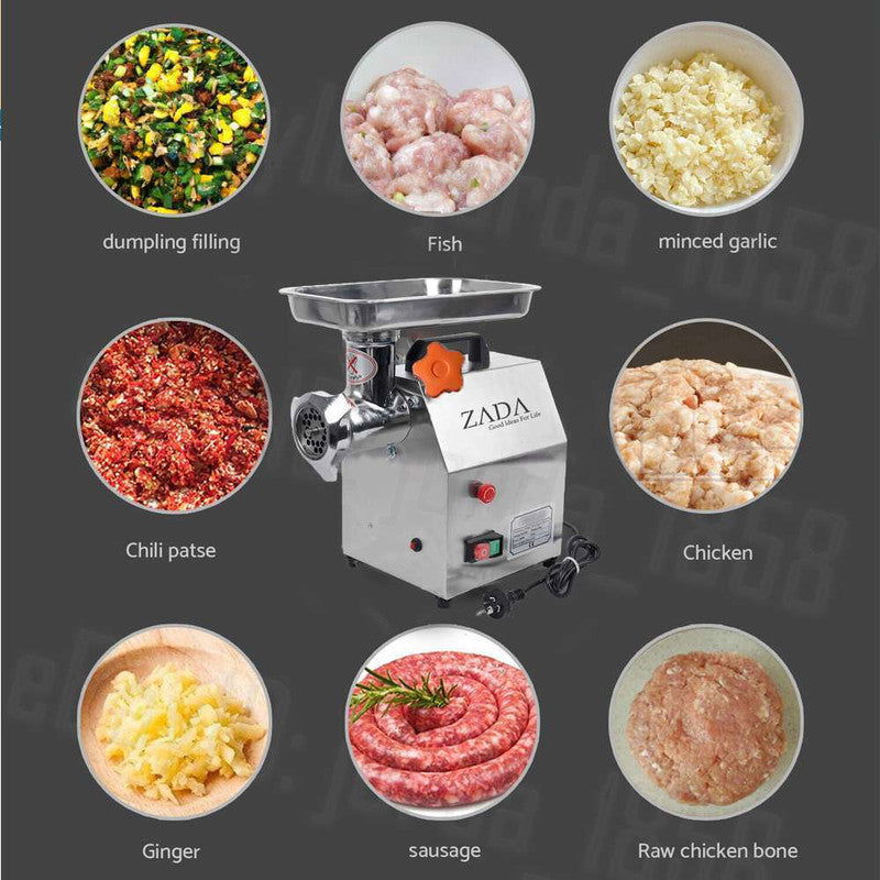 1.63HP Commercial Meat Mincer- Electric Grinder & Sausage Maker Filler 1200W - Next Deals AU