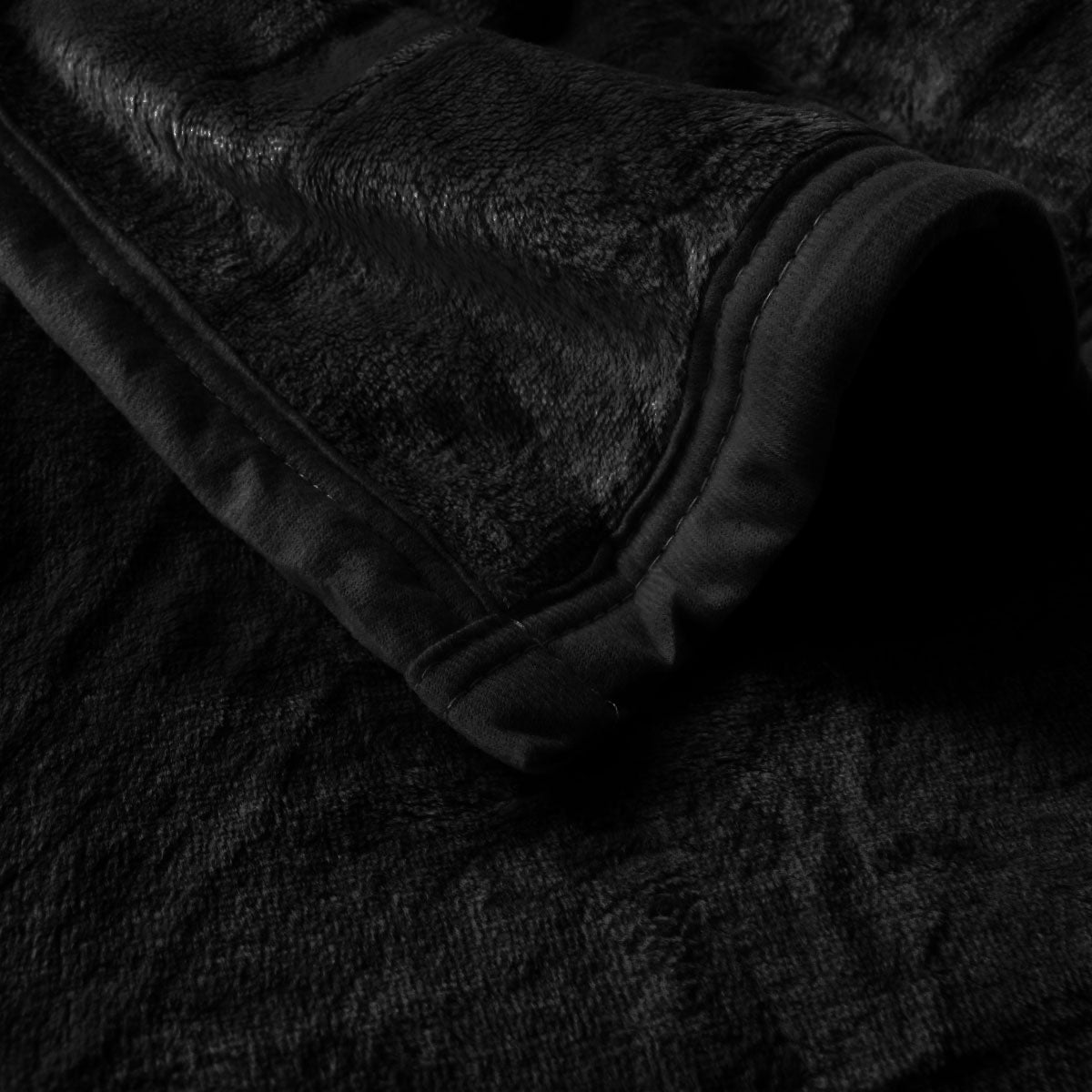 1000GSM Luxury Quality 2 Ply Mink Blanket Black 200 x 240 cm - Next Deals AU