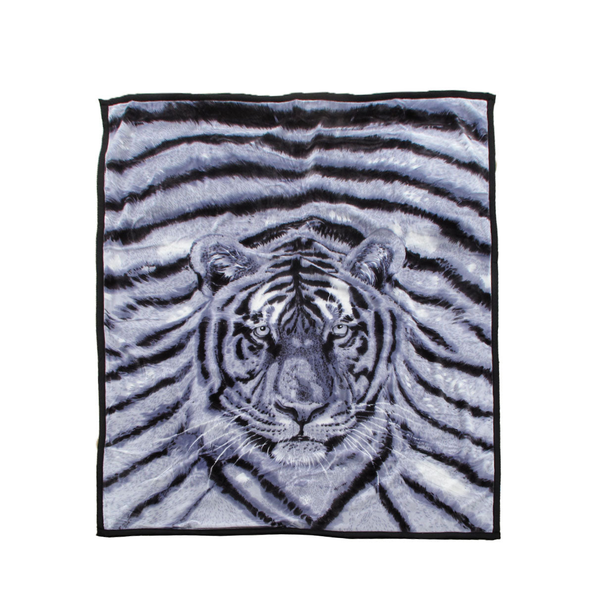 1000GSM White Tiger Luxury Quality 2 Ply Mink Blanket 200 x 240 cm - Next Deals AU