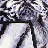 1000GSM White Tiger Luxury Quality 2 Ply Mink Blanket 200 x 240 cm - Next Deals AU