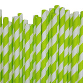 1000 Bulk Wholesale Pack Green White Drinking Straws Biodegradable Eco Paper Birthday Party Event Bistro Bar Cafe Take Away - Next Deals AU
