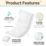100X Pet Dog Diaper Liners Booster Pads Disposable Adhesive Travel S - Next Deals AU