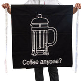 100% Cotton Master Chef Half Apron Heavy Duty Coffee Anyone - Next Deals AU