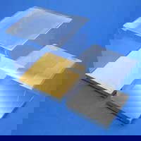 100 Pack of 12cm Square Cube Box - Large Bomboniere Exhibition Gift Product Showcase Clear Plastic Shop Display Storage Packaging Box - Next Deals AU