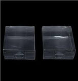 100 Pack of 15*15*4cm Clear PVC Plastic Folding Packaging Small rectangle/square Boxes for Wedding Jewelry Gift Party Favor Model Candy Chocolate Soap Box - Next Deals AU