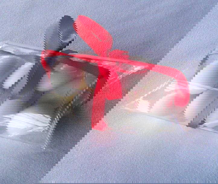 100 Pack of Pillow Rectangle Shaped Gift Box - Wedding or Product Bomboniere Jewelry Gift Party Favor Model Candy Chocolate Soap Box - Next Deals AU