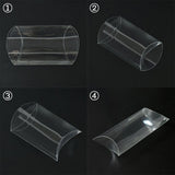 100 Pack of Pillow Rectangle Shaped Gift Box - Wedding or Product Bomboniere Jewelry Gift Party Favor Model Candy Chocolate Soap Box - Next Deals AU