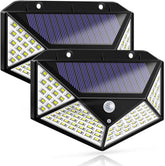 100 Waterproof LED Motion Sensor Solar Security Lights Outdoor (2pack) - Next Deals AU