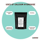 100g Food Grade Calcium Hydroxide Powder - FCC Hydrated Slaked Pickling Lime - Next Deals AU