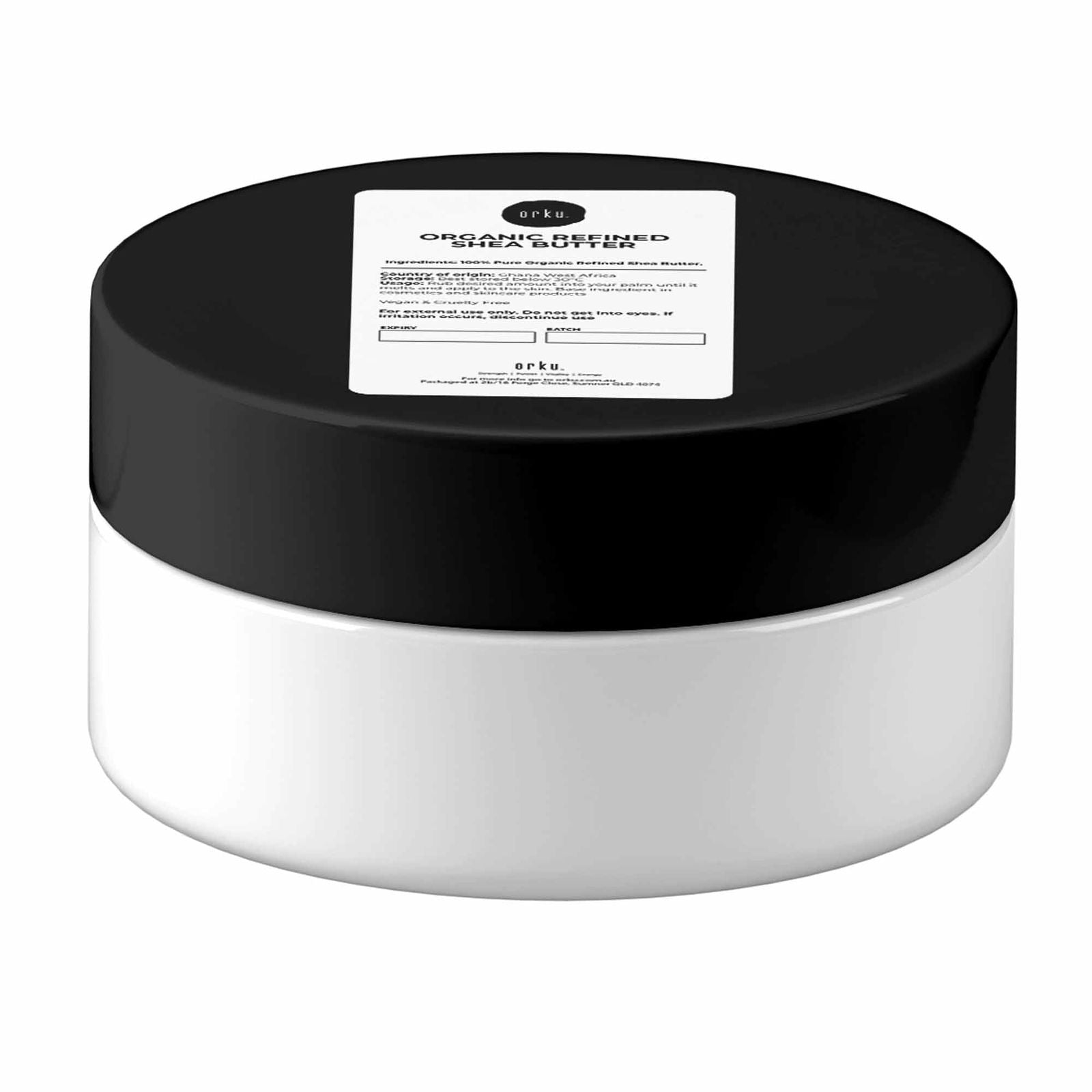 100g Refined Shea Butter Jar - Organic Pure African Karite Moisturiser - Next Deals AU