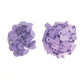 100x Cattle Ear Tags 5x2cm Purple Cow Sheep Pig Small Animal Livestock Label Tag - Next Deals AU