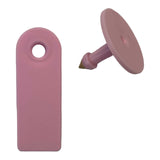 100x Cattle Ear Tags 5x2cm Set - Mini Pink Blank Pig Goat Livestock Label - Next Deals AU
