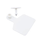 100x Cattle Ear Tags 6x7cm Set - Medium White Blank Cow Sheep Livestock Label - Next Deals AU