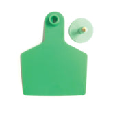 100x Cattle Ear Tags 7.5x10cm Set - XL Green Blank Cow Sheep Livestock Labels - Next Deals AU