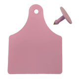 100x Cattle Ear Tags 7x10cm Set - Large Pink Blank Cow Sheep Livestock Label - Next Deals AU
