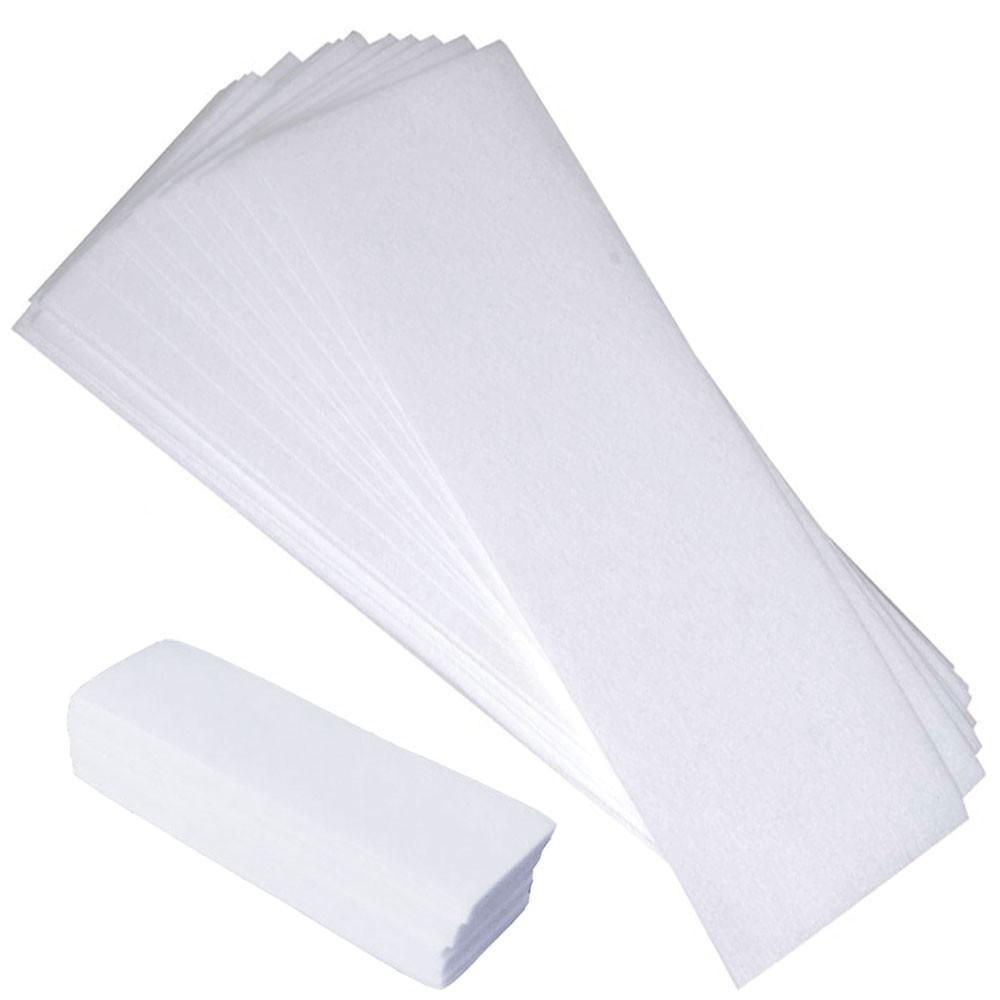100x Pre-Cut Strips Pack - 70gsm Non Woven Disposable Cut Waxing Papers - Next Deals AU