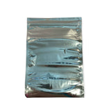 100x Resealable Aluminium Pouches 15x22cm - Windowed Zip Close Food Storage Bag - Next Deals AU