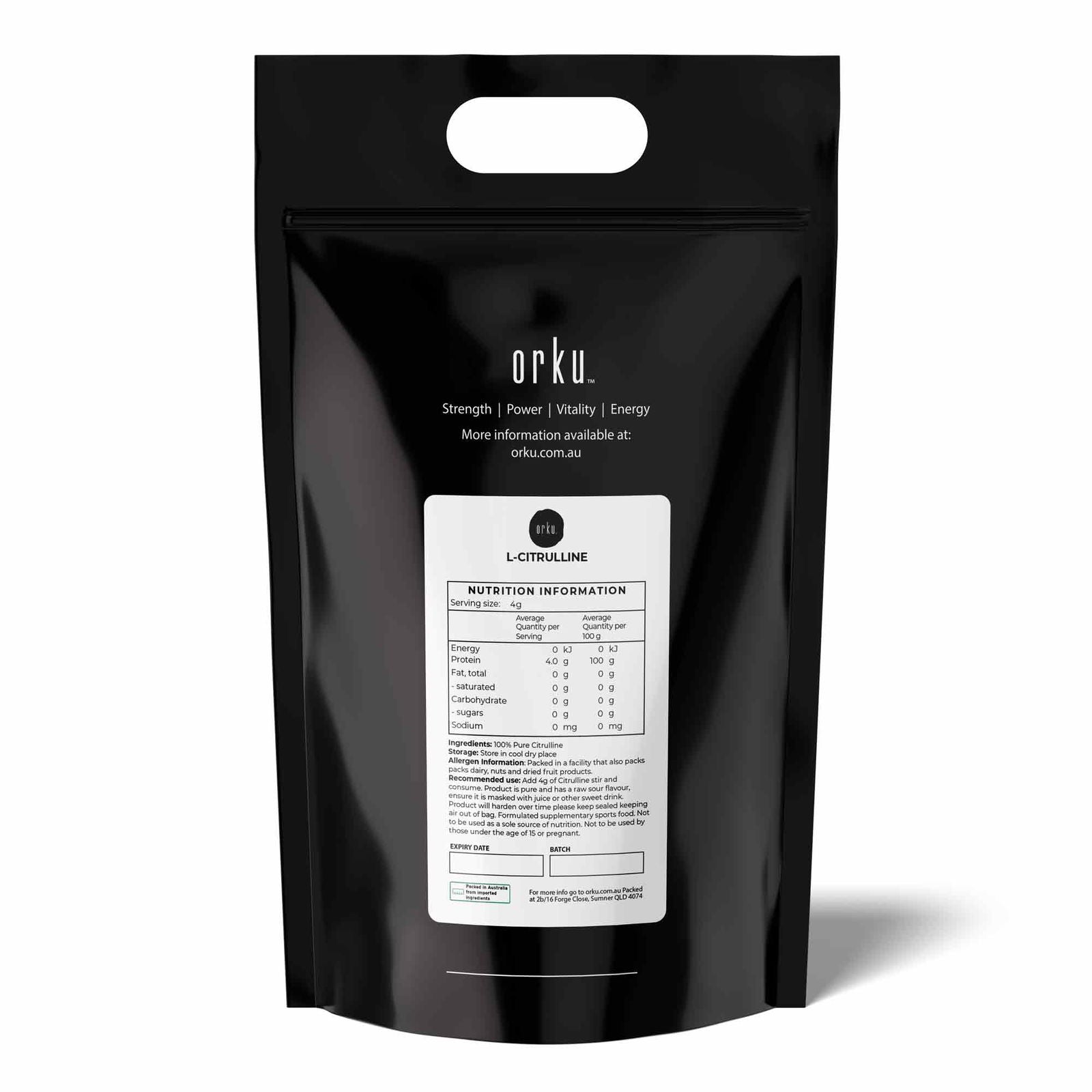 10Kg L-Citrulline Powder - Pure Amino Acid Pre-Workout Supplement - Next Deals AU
