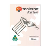10 Pack 76mm (3") Brick Wall Hooks - Clips Hangers For Pictures Plants - Next Deals AU
