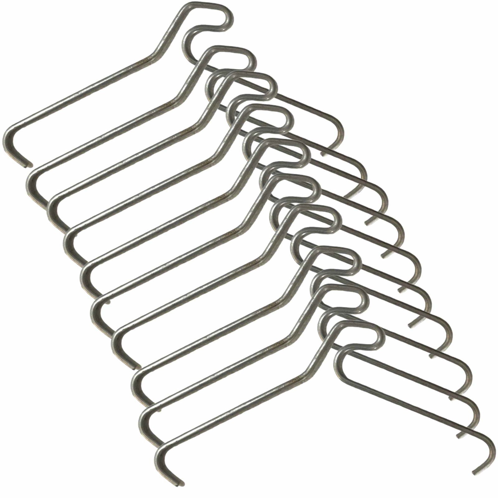 10 Pack 76mm (3") Brick Wall Hooks - Clips Hangers For Pictures Plants - Next Deals AU