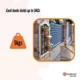 10 Pack 76mm (3") Brick Wall Hooks - Clips Hangers For Pictures Plants - Next Deals AU