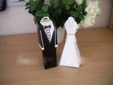 10 Pack of 5 Bride and 5 Groom Wedding Bridal Bomboniere Favor Candy Choc Almond Box - Kate Aspen Design - Next Deals AU