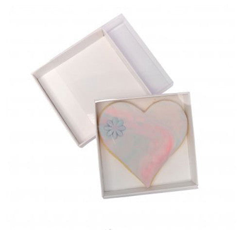 10 Pack of 8cm Square Wedding Invitation Coaster Favor Function product Presentation Cookie Biscuit Patisserie Gift Box - 2cm deep - White Card with Clear Slide On PVC Lid - Next Deals AU