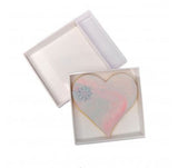 10 Pack of 8cm Square Wedding Invitation Coaster Favor Function product Presentation Cookie Biscuit Patisserie Gift Box - 2cm deep - White Card with Clear Slide On PVC Lid - Next Deals AU