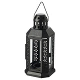 10 Pack of Black Metal Miners Lantern Summer Wedding Home Party Room Balconey Deck Decoration 21cm Tealight Candle - Next Deals AU