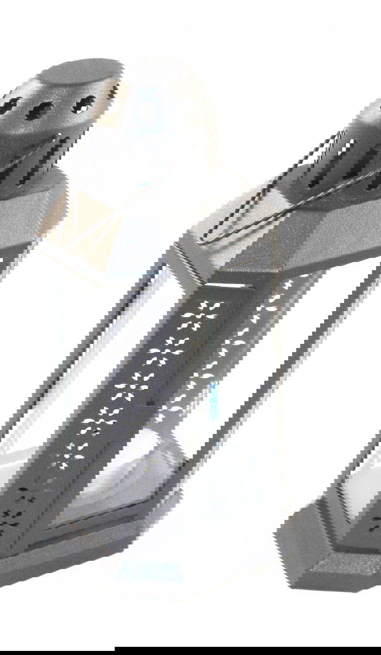 10 Pack of Dark Grey Metal Miners Lantern Summer Wedding Home Party Room Balconey Deck Decoration 21cm Tealight Candle - Next Deals AU