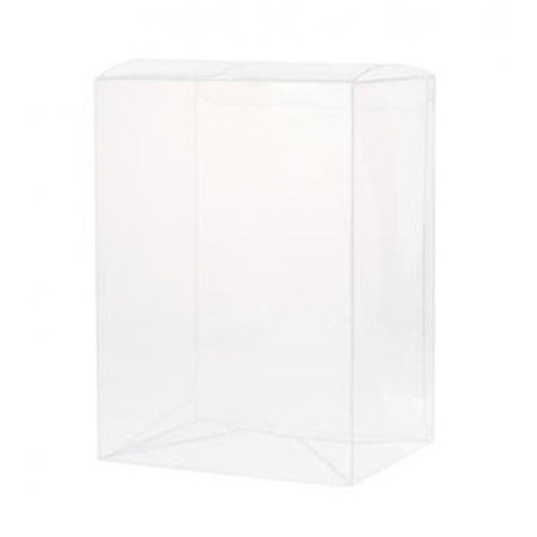 10 Pack of Large Plastic 22x14.5cm Rectangle Cube Box - Exhibition Gift Product Showcase Clear Plastic Shop Display Storage Packaging Box - Next Deals AU