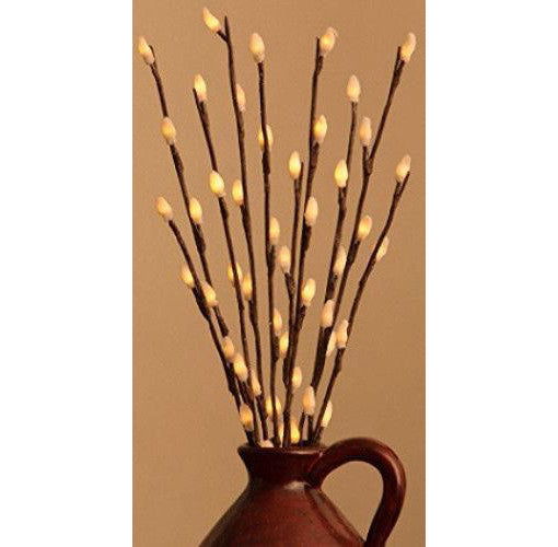 10 Sets of LED Light Bunch Stem - Warm White BATTERY fairy lights - 50cm high 20 bulbs/petals - Next Deals AU