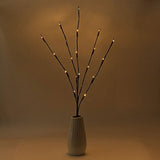 10 Sets of LED Light Bunch Stem - Warm White BATTERY fairy lights - 50cm high 20 bulbs/petals - Next Deals AU