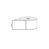 1 Roll x 400 Label Stickers 102x150mm - Direct Thermal White Shipping Labels - Next Deals AU