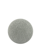 1 Set of 20 LED Grey White 5cm Cotton Ball Battery Powered String Lights Gift Home Wedding Party Bedroom Decoration Outdoor Indoor Table Centrepiece - Next Deals AU