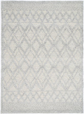 Himalaya Cobblestone Tribal Grey Wool Rug