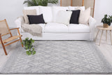 Himalaya Cobblestone Tribal Grey Wool Rug