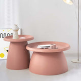 ArtissIn Coffee Table Round 52CM Plastic Pink
