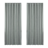 Artiss 2X Blockout Curtains Eyelet 240x230cm Grey Shine