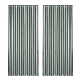 Artiss 2X Blockout Curtains Eyelet 300x230cm Grey Shine